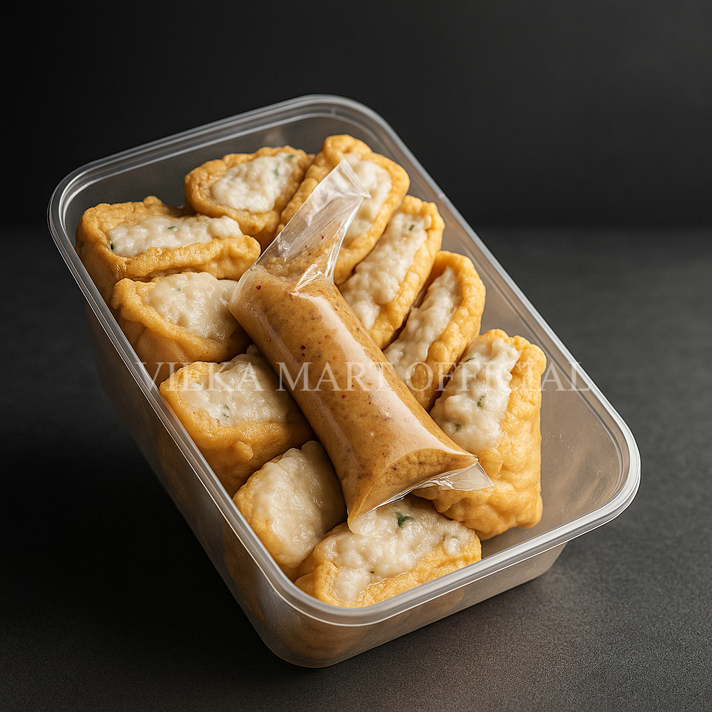 

Tahu Siomay Frozen isi 10 free bumbu kacang