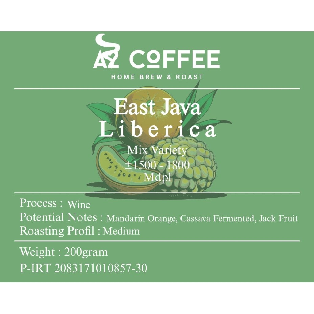 

A2Coffee Biji Kopi Arabica Roasted Beans Liberica 200gr