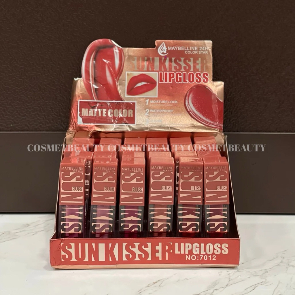 [12pcs] Maybelline Sun Kisser Lipgloss Matte Color | ITEM NO: 7012
