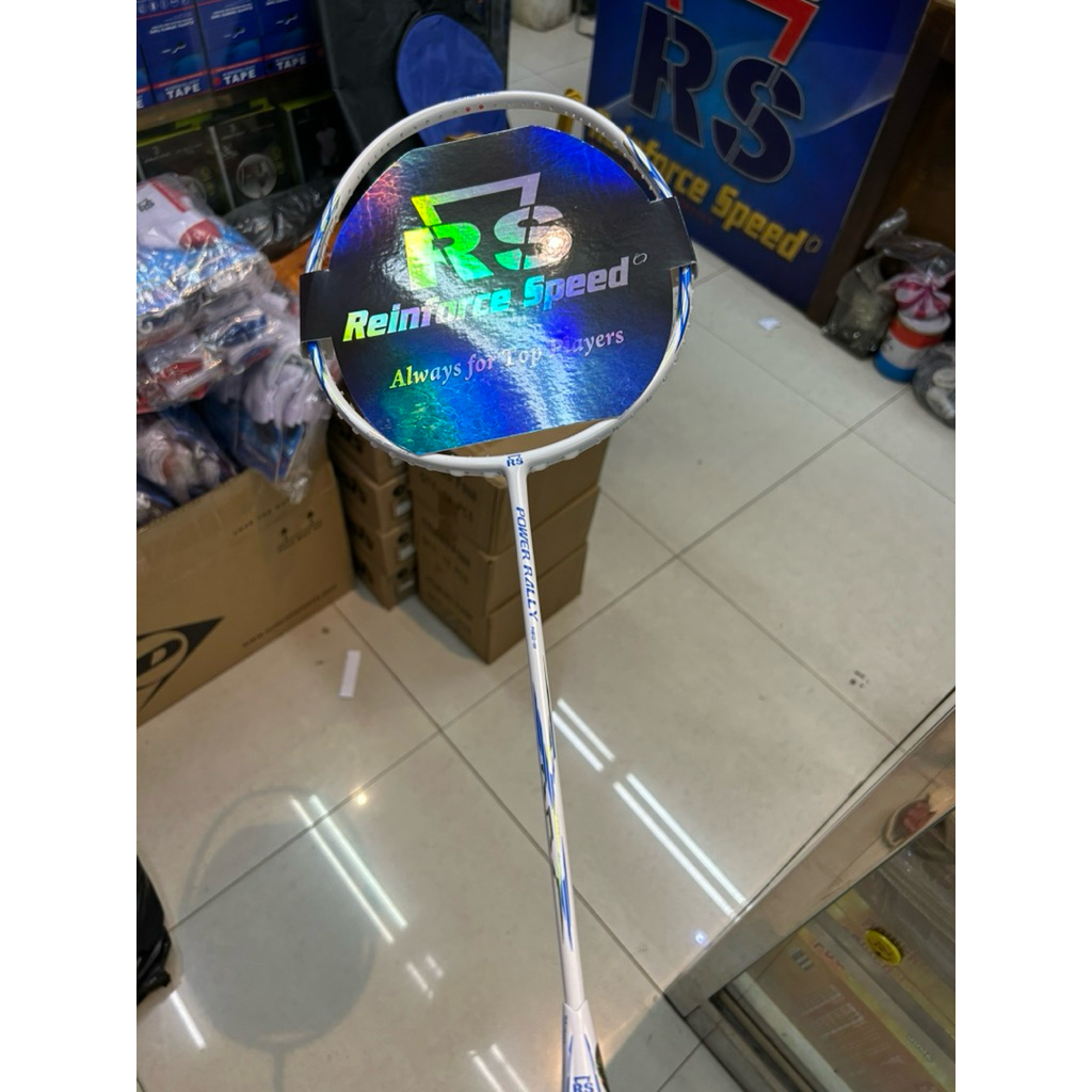RAKET BULUTANGKIS RS REINFORCE SPEED POWER RALLY NEO III