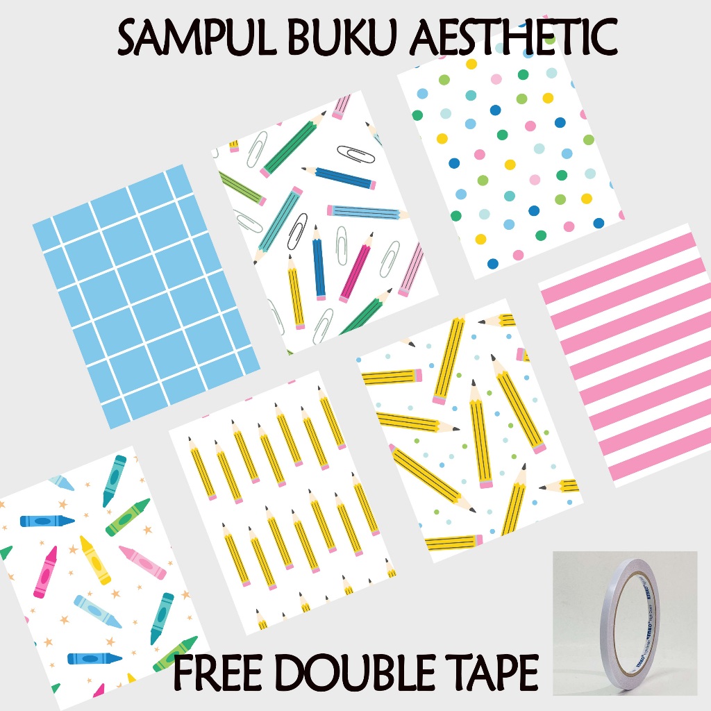 

(ISI 5 LEMBAR) Sampul Buku Aesthetic - Sampul Buku Tulis - Sampul Buku Sekolah - Sampul Buku Big Boss Sidu - AD