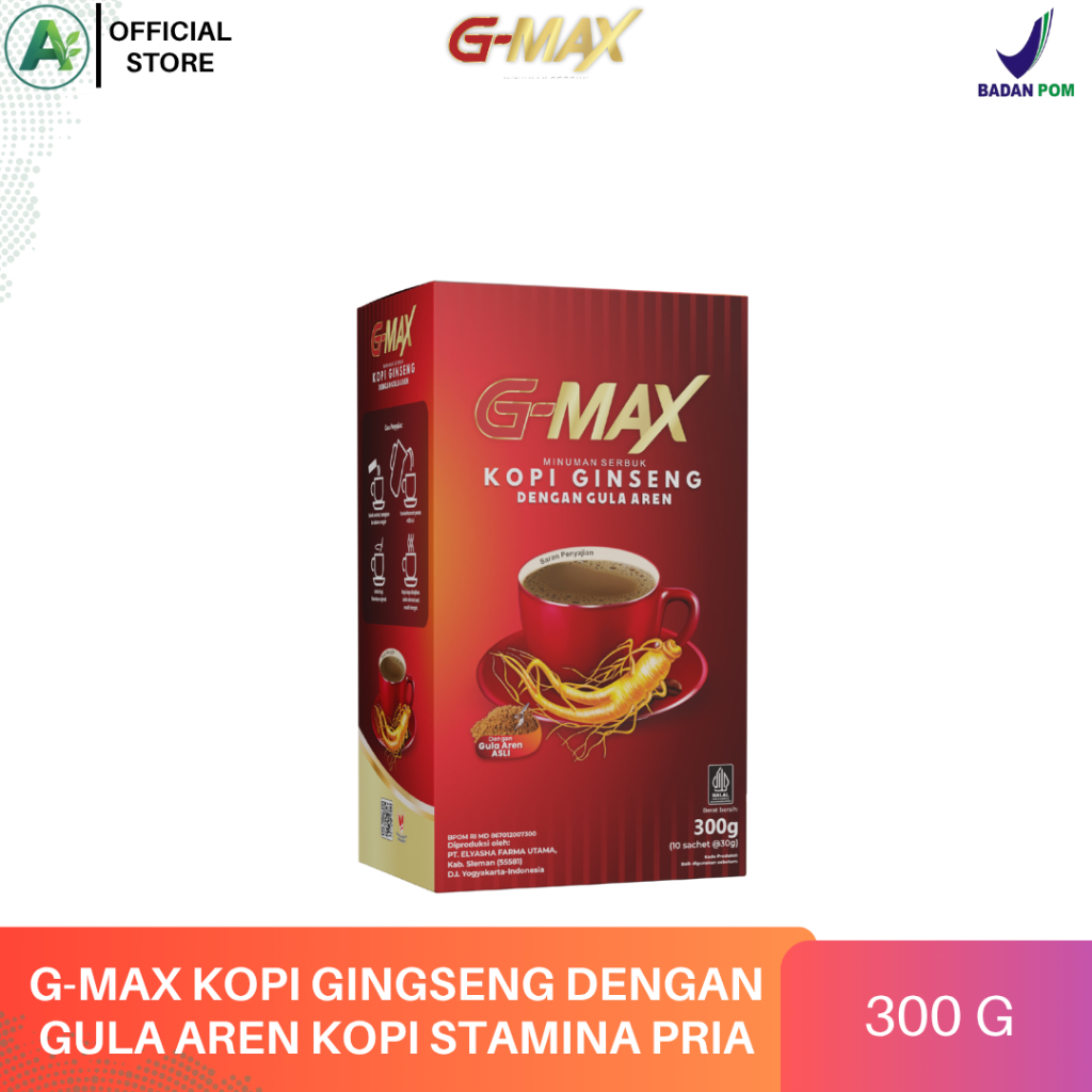 

ASEP Minuman Serbuk Kopi dengan Gula Aren dan extra gingseng G-max