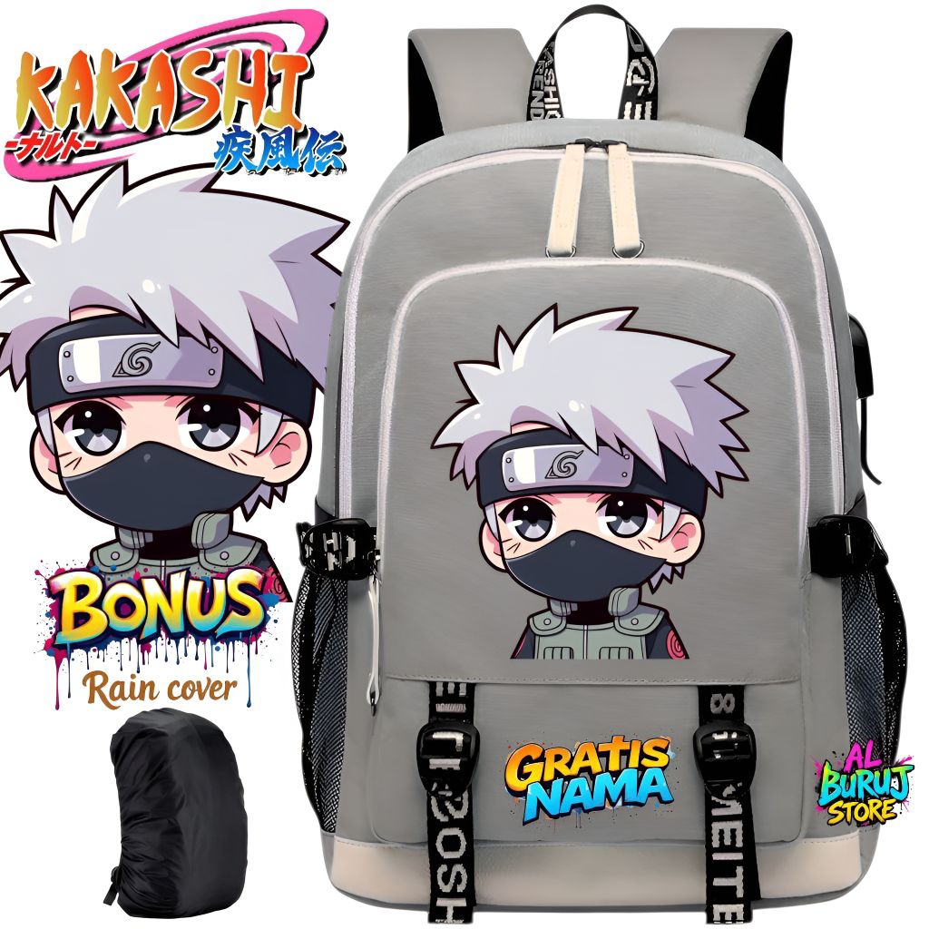 Tas Ransel Anak Sekolah Kekinian Anime SD SMP Laki Laki Tas Anak Sekolah Laki Laki Pria Cowo Keren