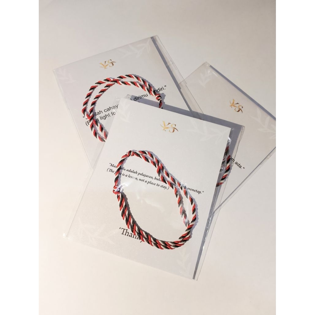 Gelang Tridatu Polos (Merah)