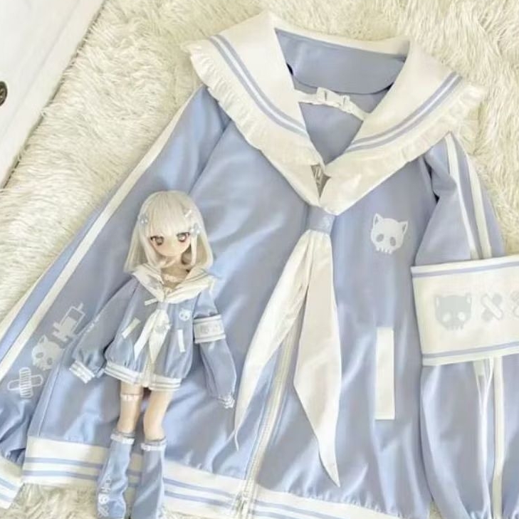 tenshi - jacket sailor blue pastel