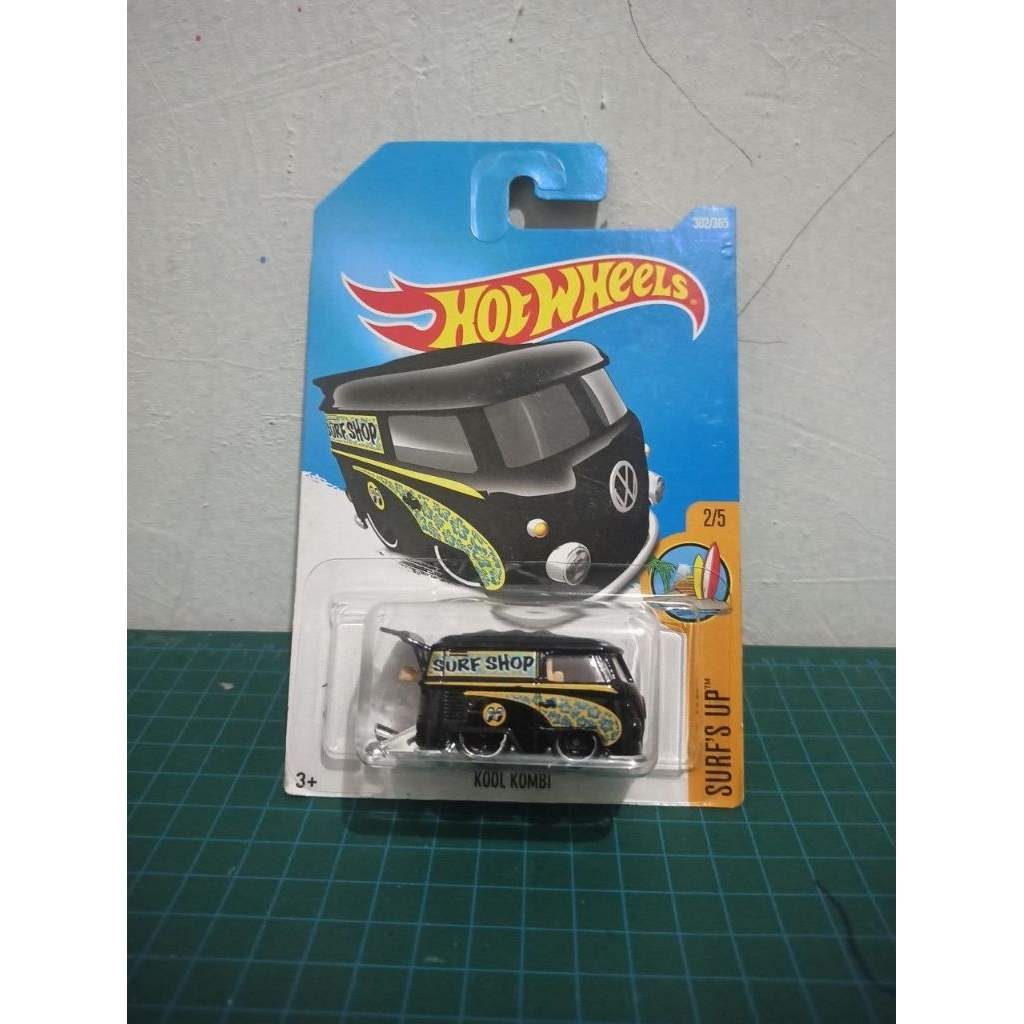 HOTWHEELS KOOL KOMBI HITAM MOON EYES