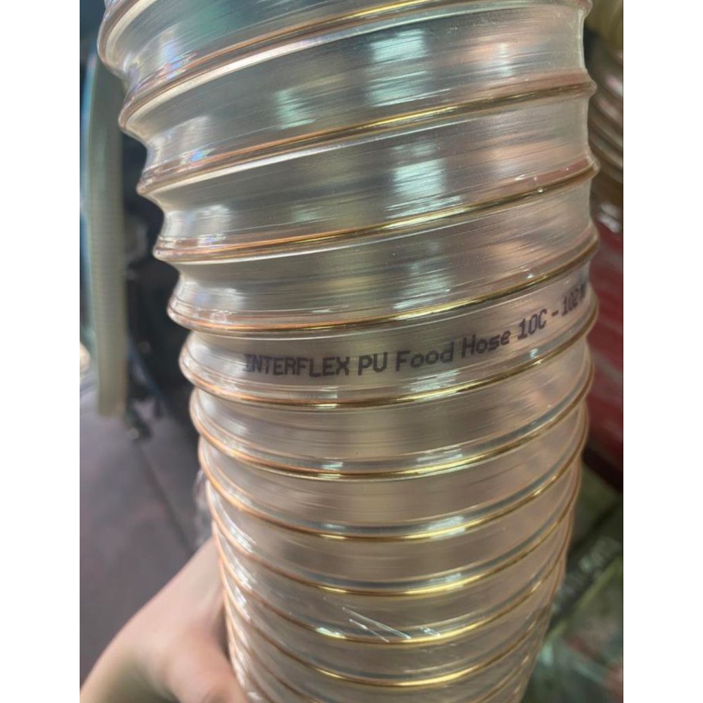 Selang interflex Ducting pu food grade 5-1/2" inch /Flexible hose Uap-Hawa