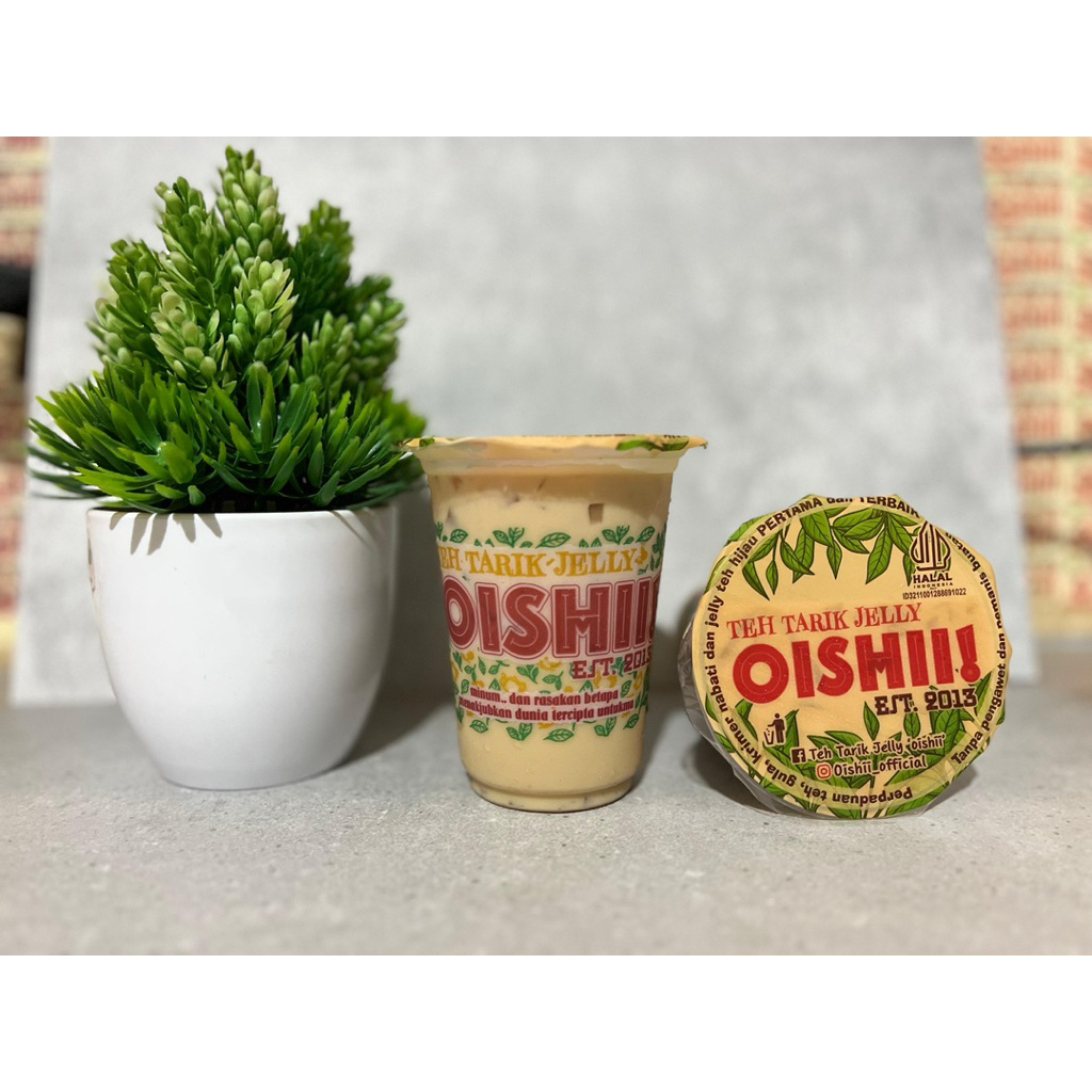 

teh tarik jelly oishii cup 330ml
