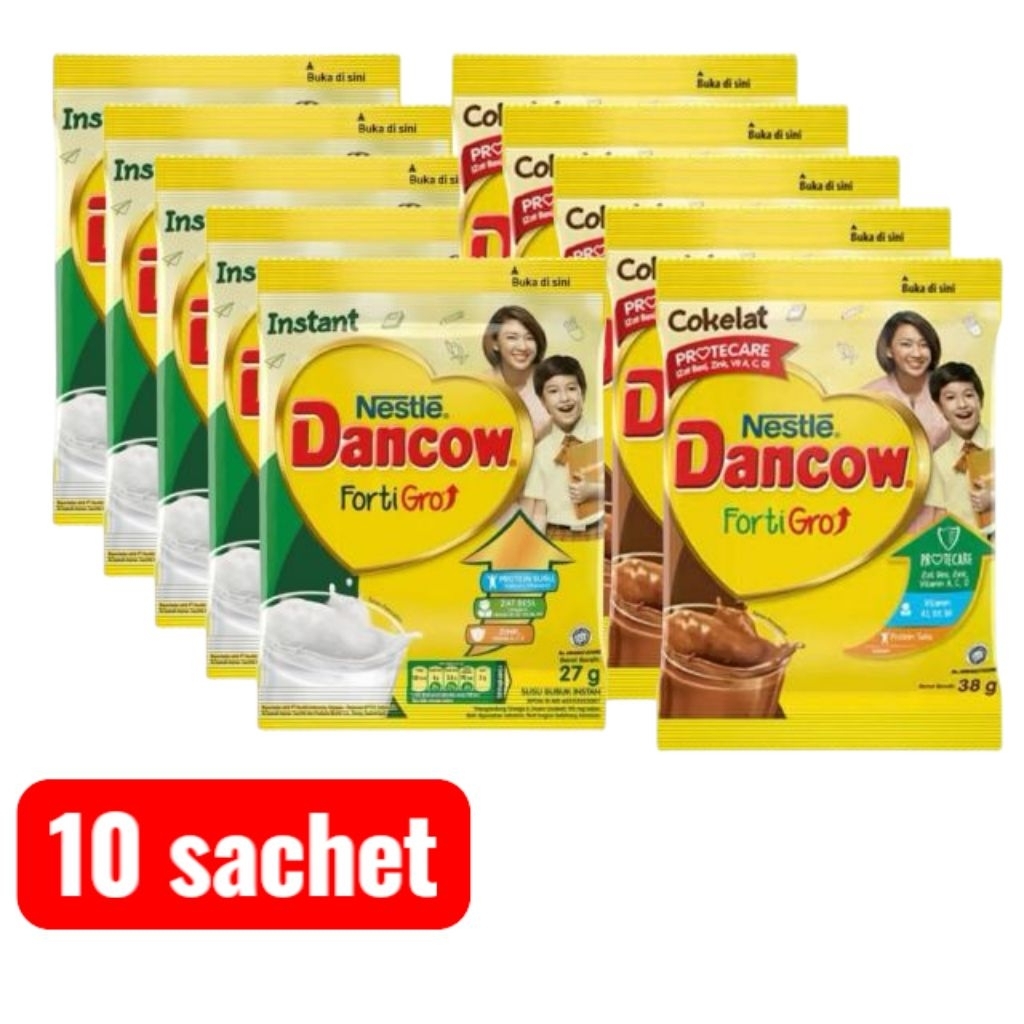 

Dancow fortigro renteng isi 10 sachet EXP September 2026