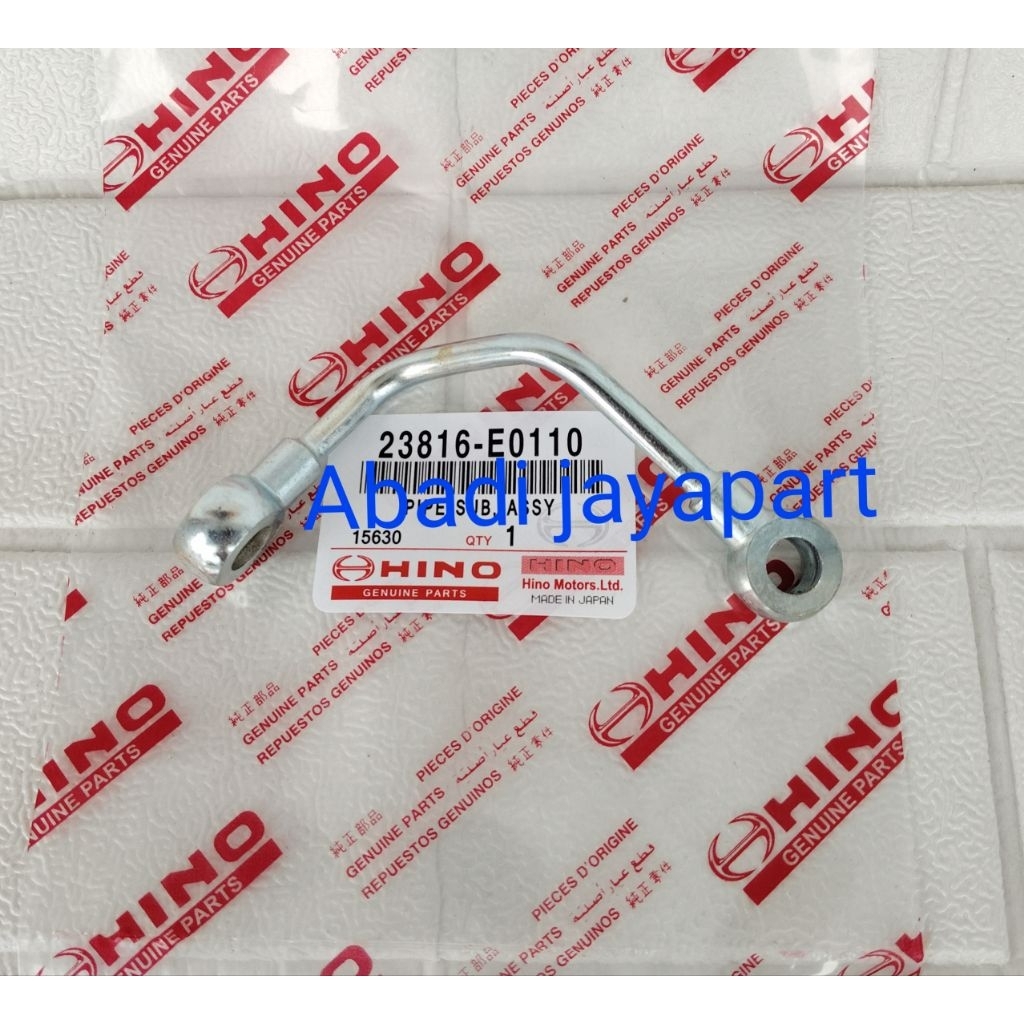 Pipa bospom 23816-E0110 pipa injeksi pump hino dutro 130 dynasaurus dyna ht130