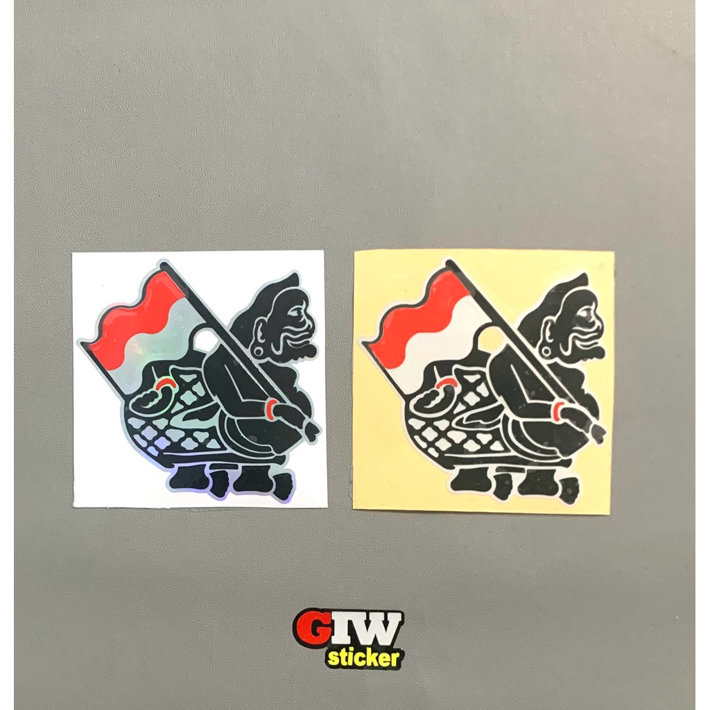 STICKER WAYANG STIKER SEMAR CUTTING ASESORIS MOTOR, MOBIL
