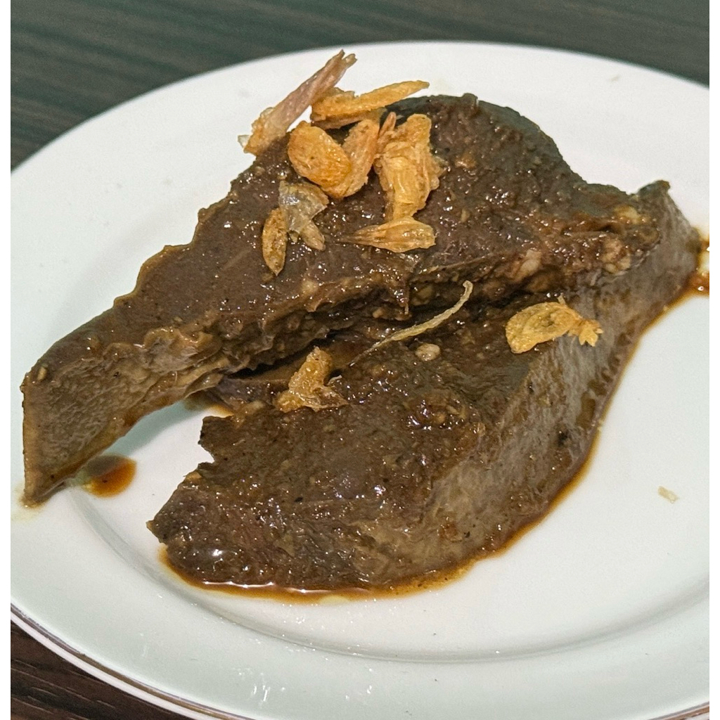 

Ungkep Limpa Sapi Siap Goreng Frozen Dapoer Mama Ima
