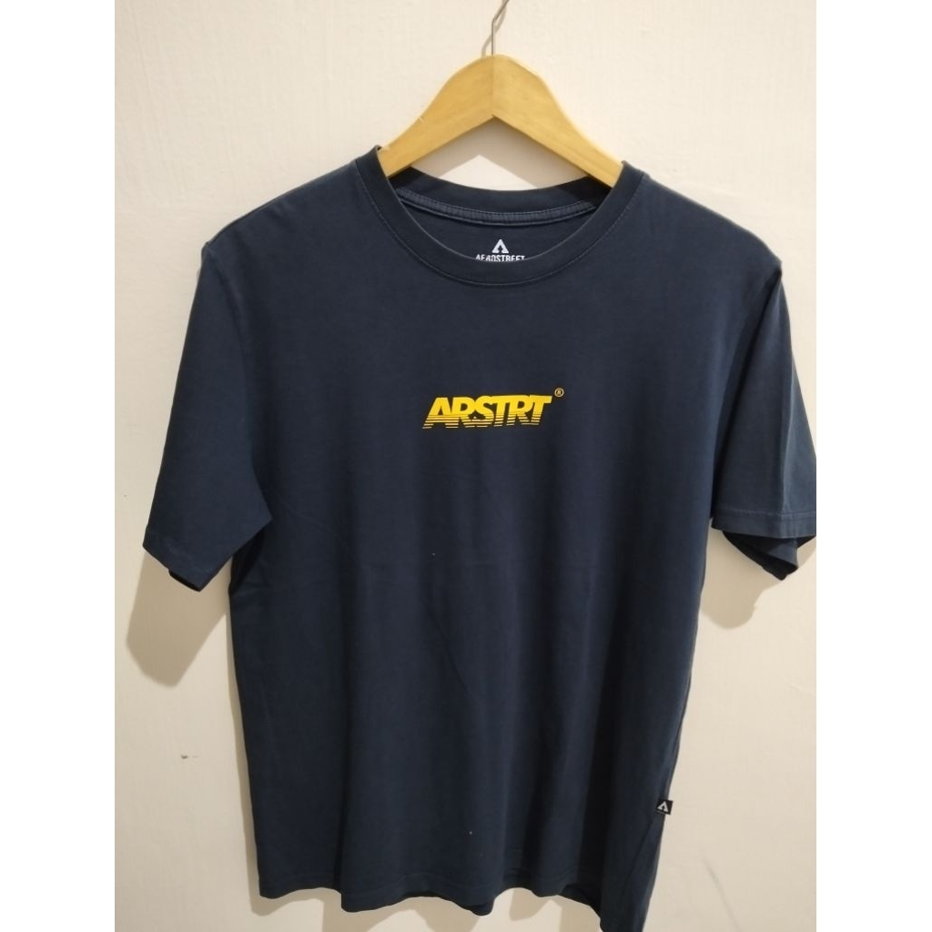 Kaos remaja tanggung cowok biru navy size S