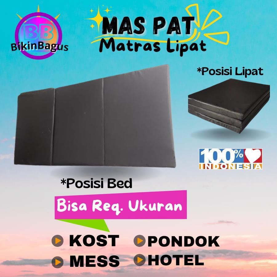Maspat Matras Lipat Kasur Lipat 180cm Tahan Air Mudah dibersihkan Kulit Oscar