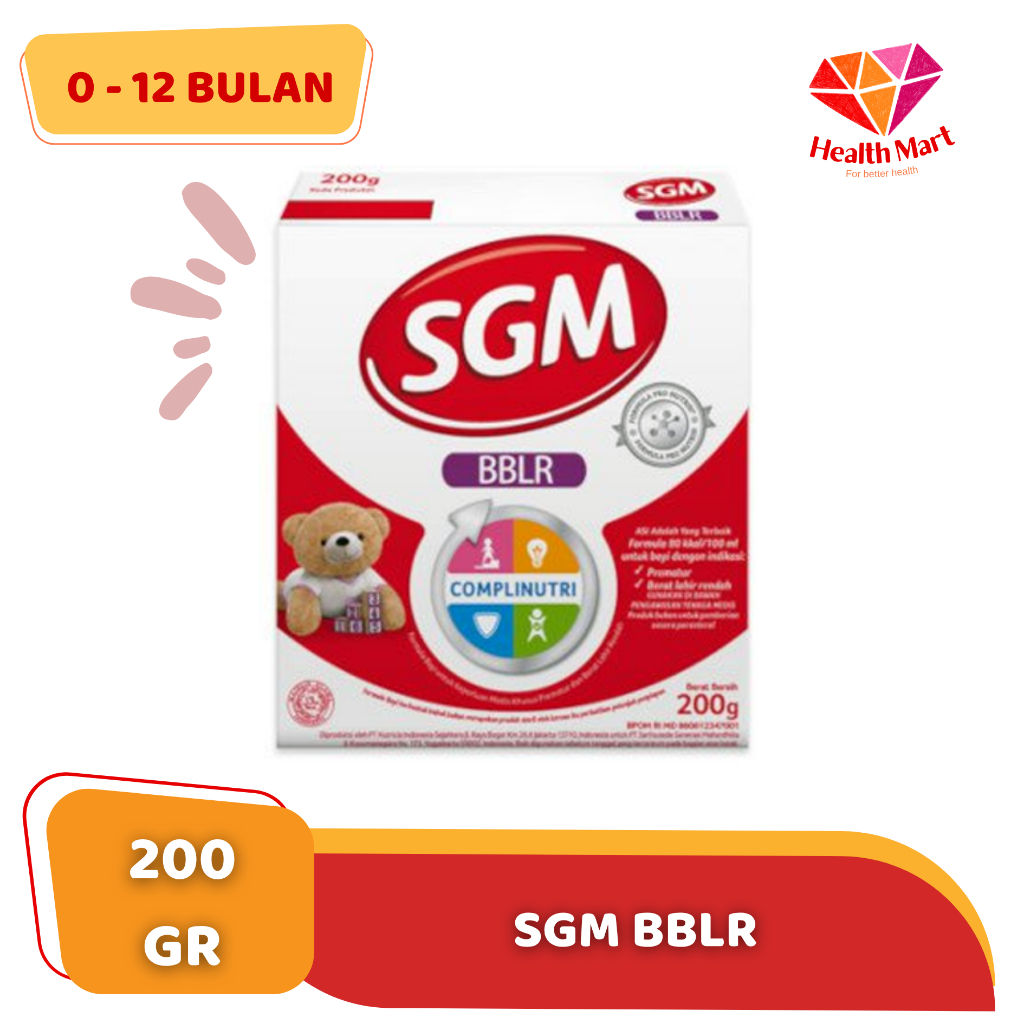 

SGM BBLR 200 GR | Penambah Berat Badan usia 0-12 Bulan