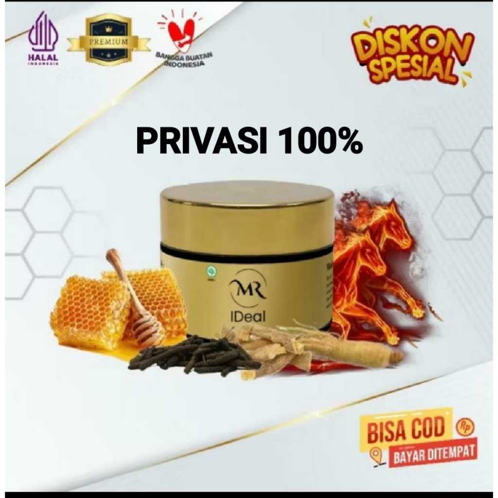 

[ PRIVASI ] Madu Bubuk Serbuk Alami Mr Ideal isi 15 btr ORIGINAL