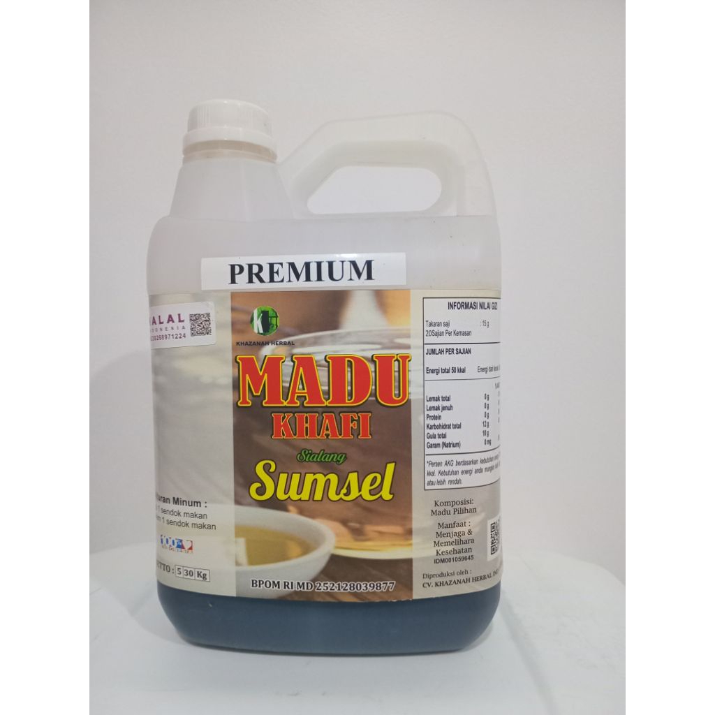 

Madu sumsel premium mrek 5kg