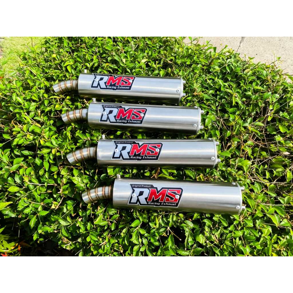 Silencer only knalpot racing AHM untuk motor 2 tak Ninja 150 R RR SS / RX-King / RX-z / Satria 2 tak