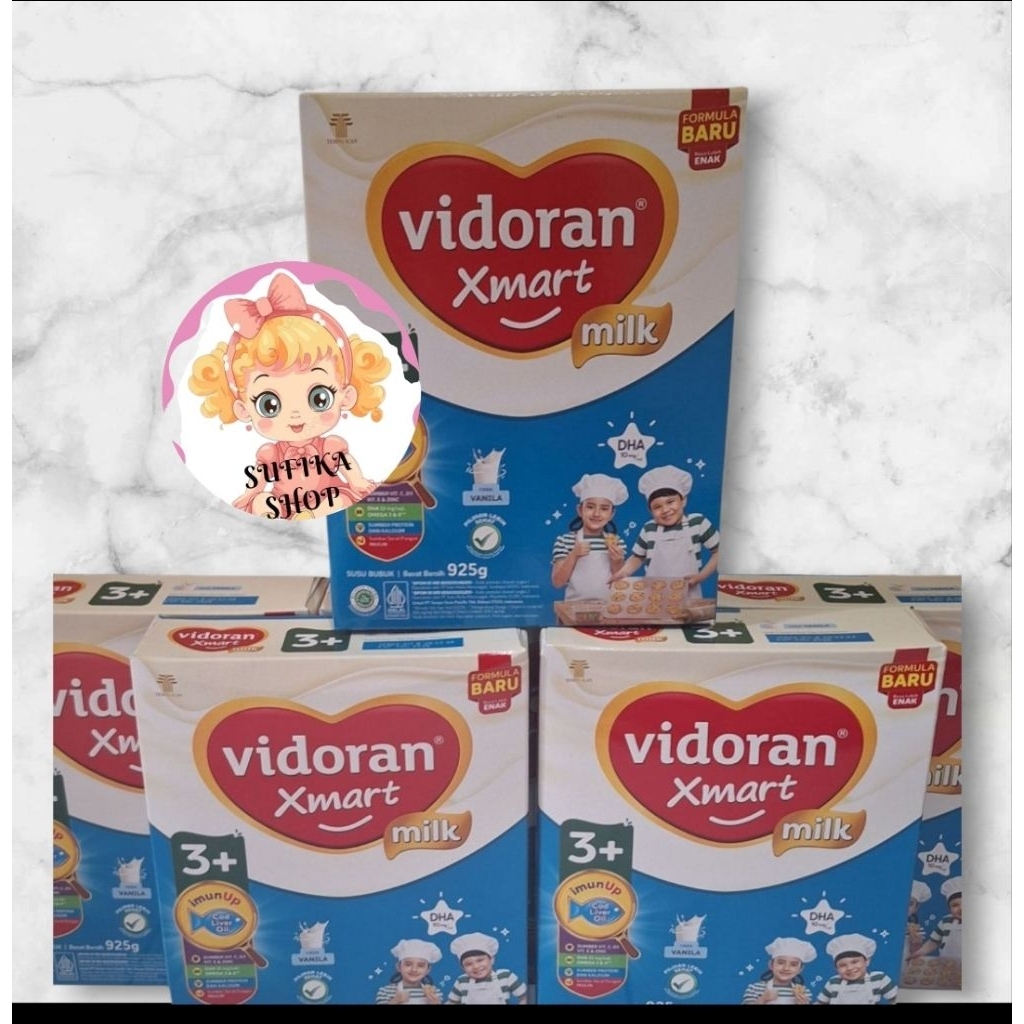 Mycoolcell Vidoran 3+ Vanila 925 Gram Vidoran Vanila 3+ 925Gr