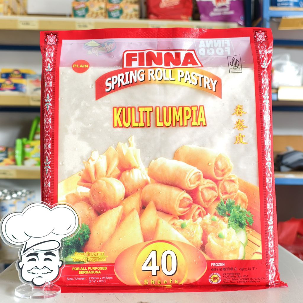 

Finna Lumpia 21,5 Cm / Kulit Lumpia 21,5 Cm / Spring Roll Pastry Finna