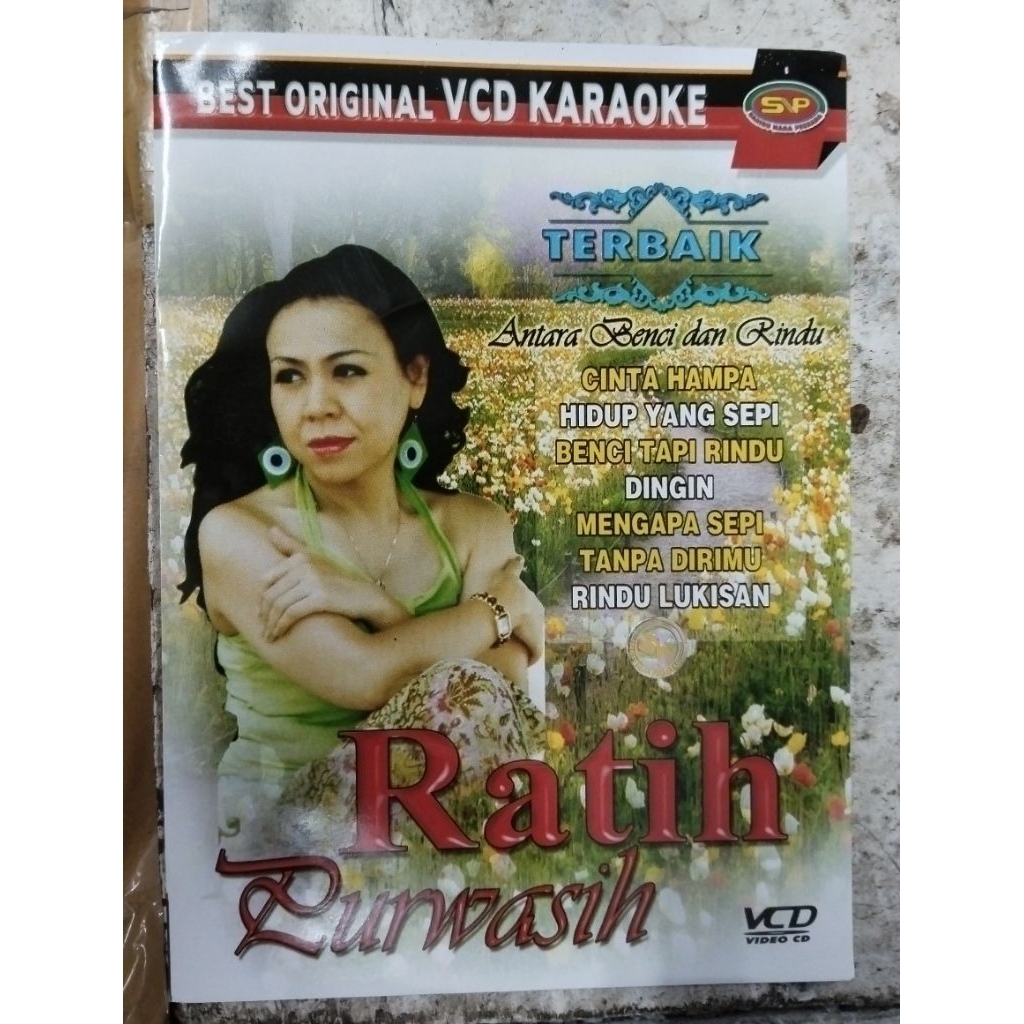 Kaset Vcd original lagu Best of Ratih Purwasih