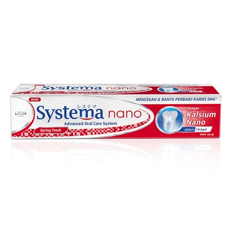 SYSTEMA NANO PASTA GIGI SPRING FRESH 190GR | SYSTEMA NANO PASTA GIGI MNTHOL BREEZE 75GR