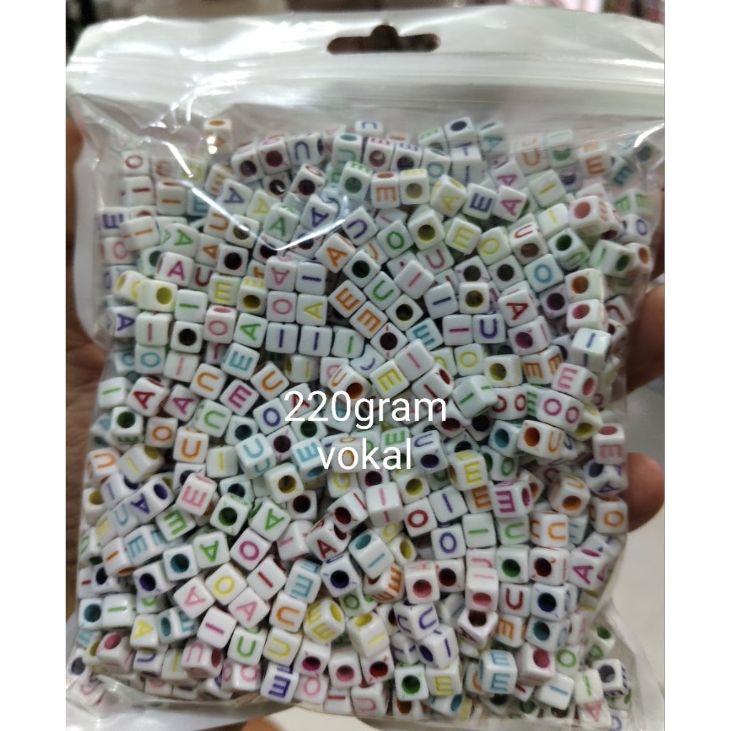 mute huruf vokal AIUEO(-+220gram)