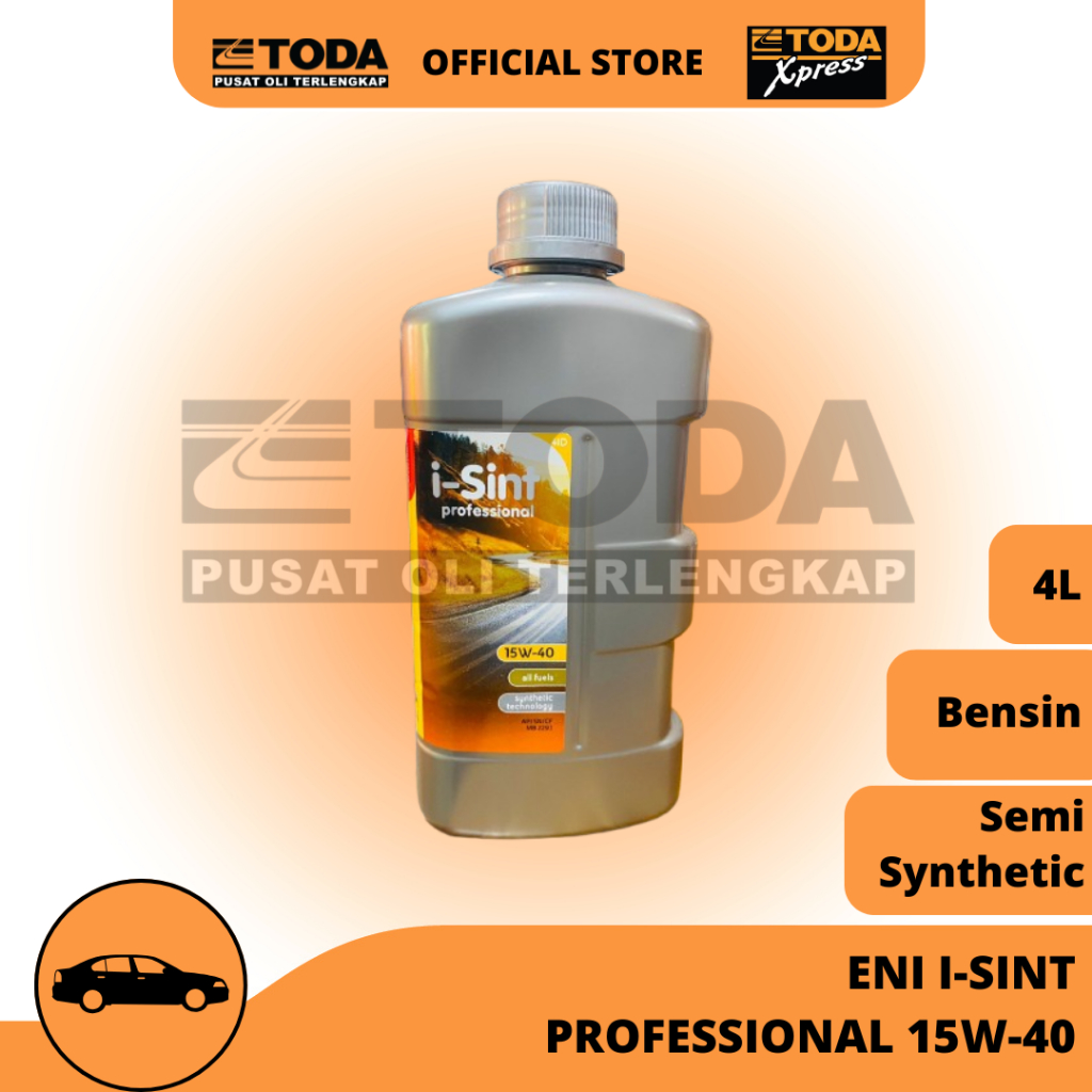 Eni I-Sint Prefessional 15W40 1L Oli Mesin Mobil Original