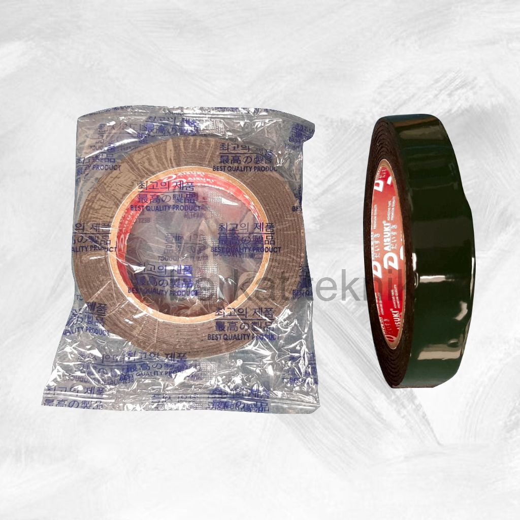 

DAISUKI DOUBLE FOAM 1 INCH X 5 M HITAM DOUBLE TAPE