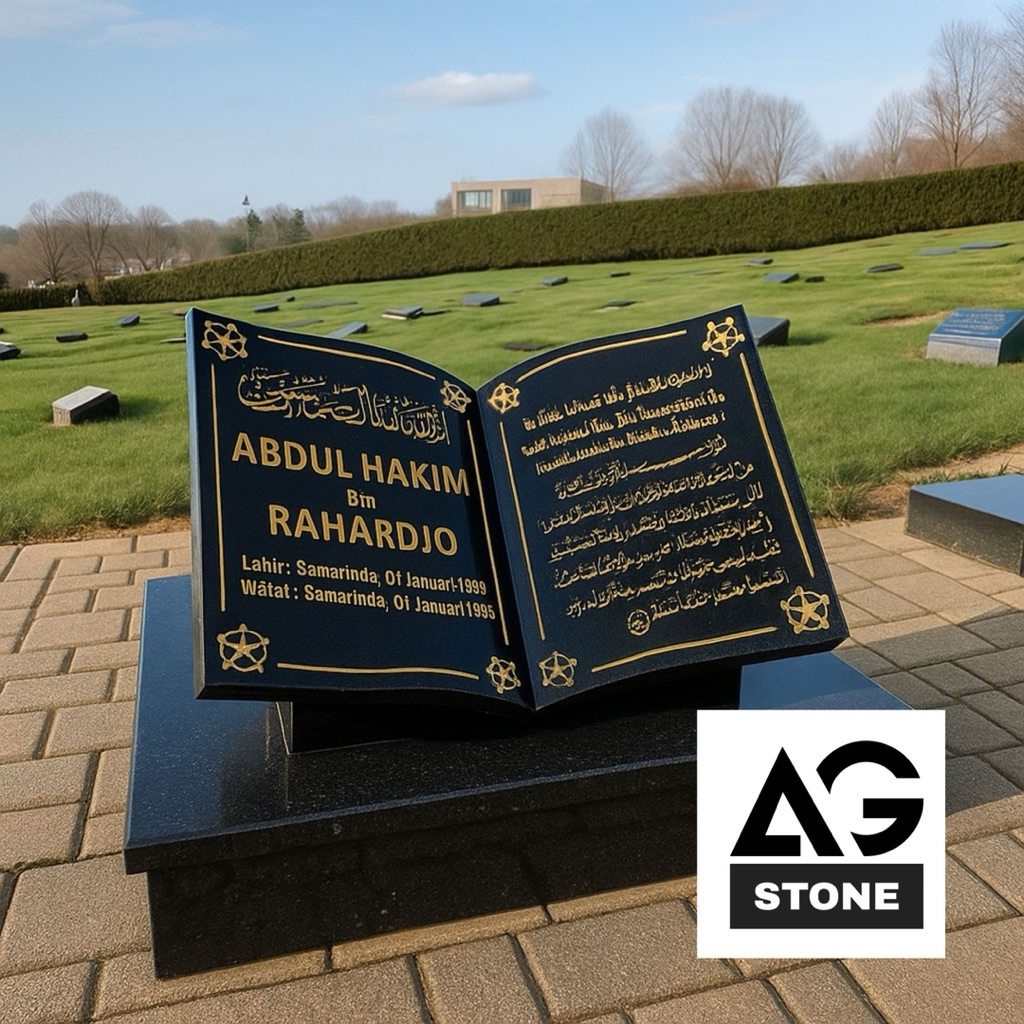 KIJINGAN MARMER / BATU NISAN/ PATOK KUBURAN/ PATOK MAKAM/ MARMER