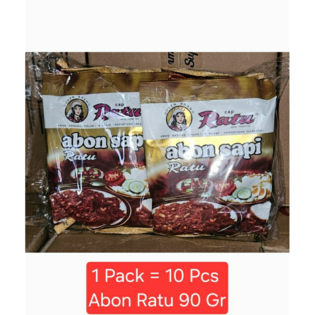 

Abon Sapai Cap Ratu Asli / Abon Sapi / Pack isi 10 Pcs / Abon Ratu grosir.