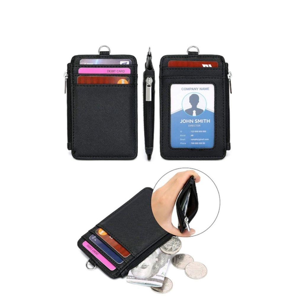 

Dompet Gantungan Nama Id card Holder Kantoran Kartu Identitas Murah 5 Slot Name Tag