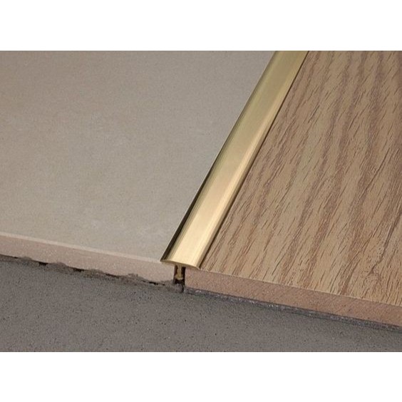 List T Alumunium 3mm Untuk Sambungan Antar PVC Marmer / List Transisi Sambungan Vinyl 3mm / List T a