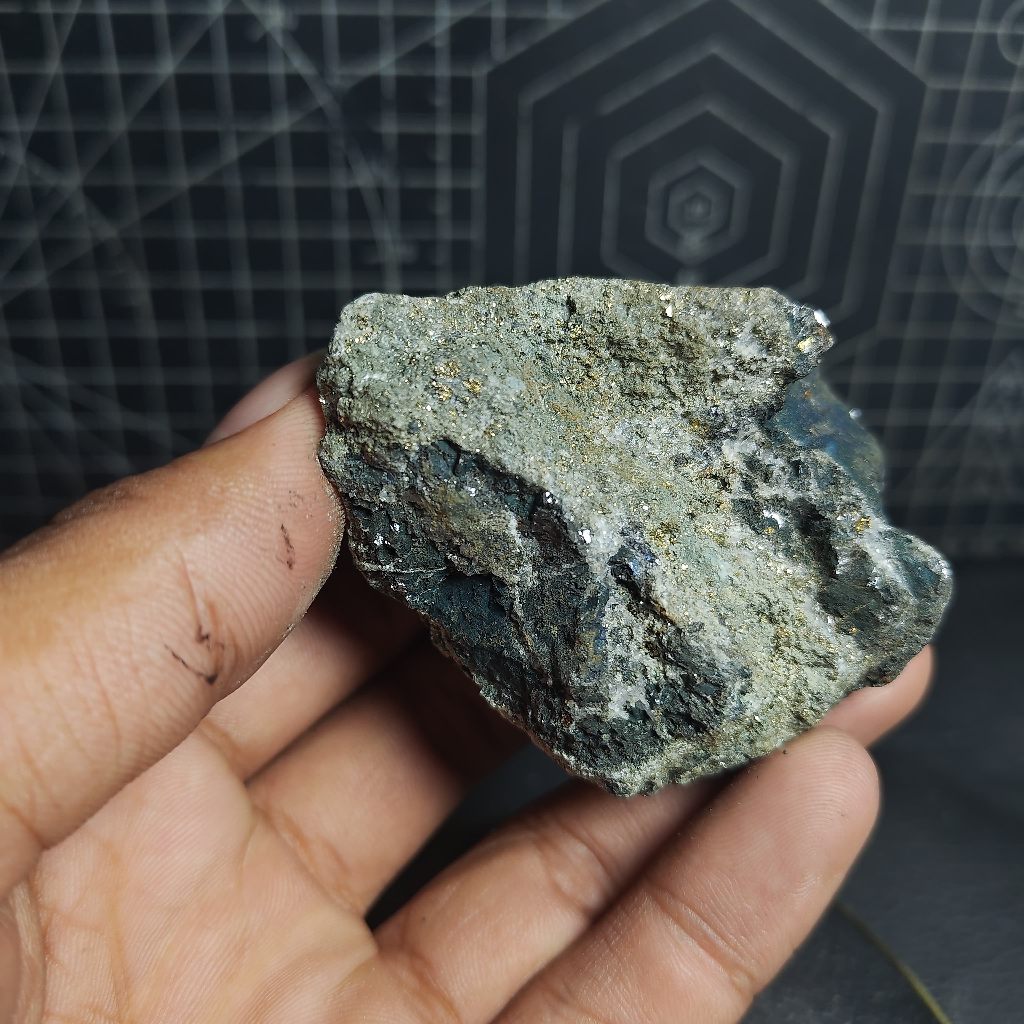 Batu Natural Galena Rough / Raw (4)