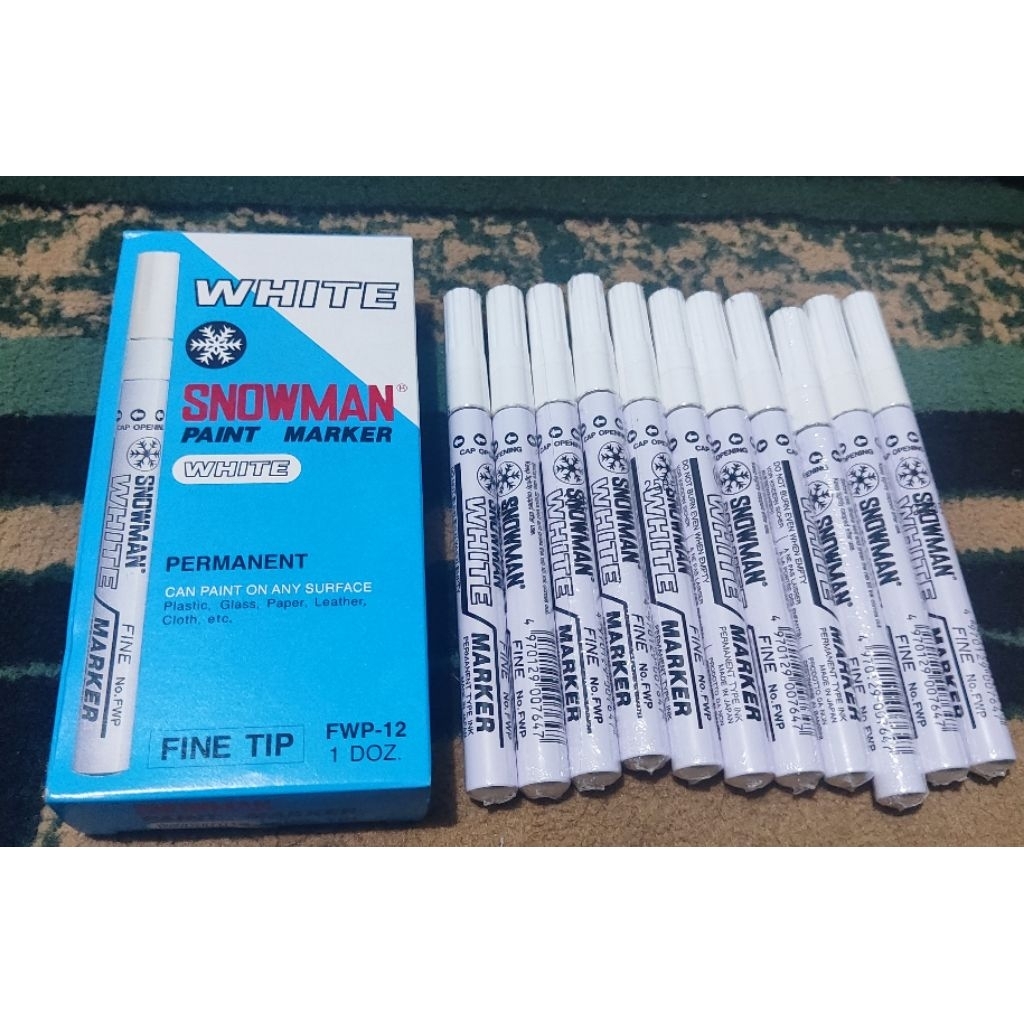 

Spidol SNOWMAN Putih Fine Paint Maker FWP