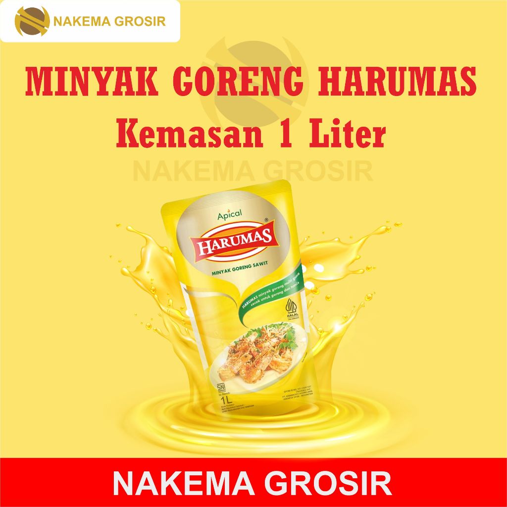 

MINYAK GORENG HARUMAS 1L - KEMASAN 1 LITER