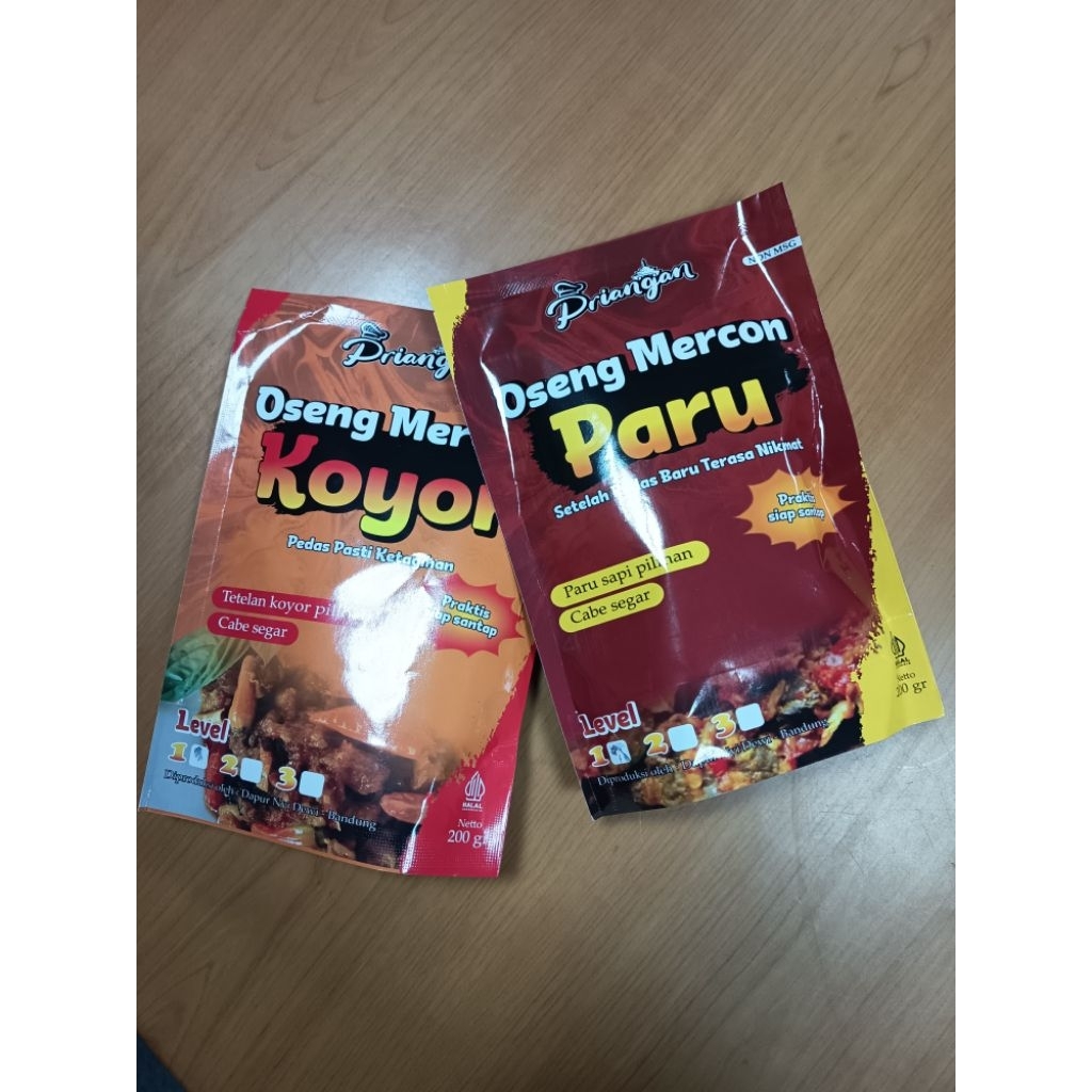 

Oseng Mercon Paru & Koyor