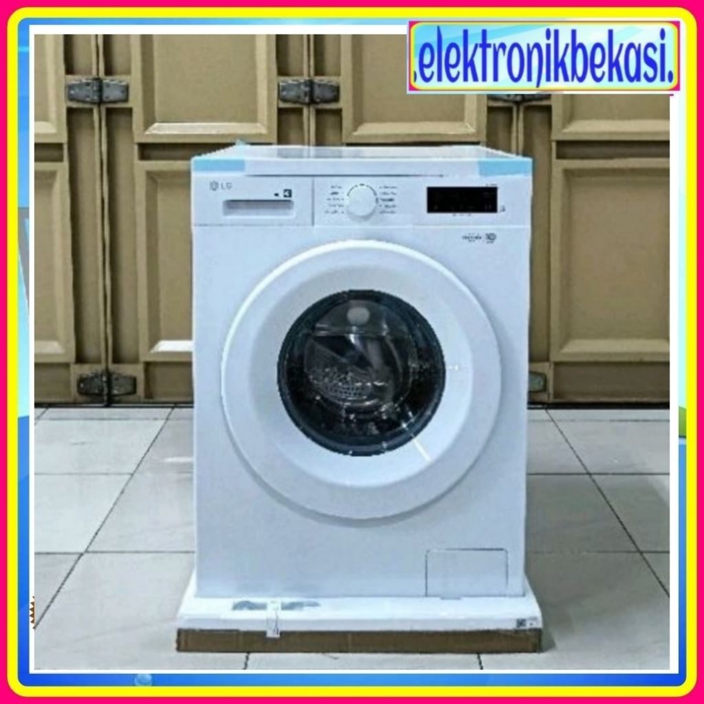 MESIN CUCI LG FB 1207 S6W / MESIN CUCI LG FB 1208 S6W  / MESIN CUCI LG FRONT LOADING 8KG 7KG