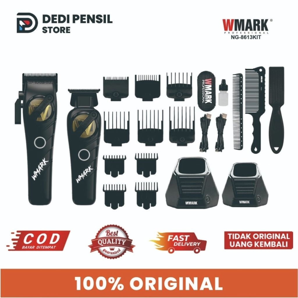 WMARK NG-8613KIT COMBO CLIPPER + TRIMMER ORIGINAL