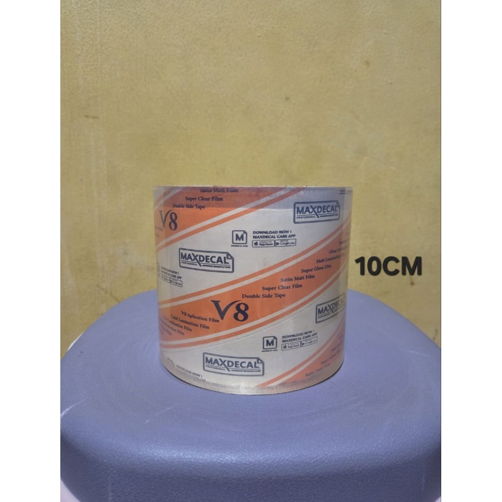 10Cm Masking MAXDECAL Tape Transfer Tape Laminasi Sticker 10CM