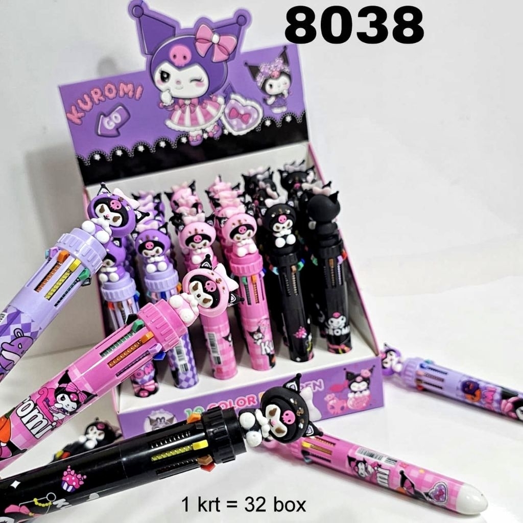 

PULPEN 10 WARNA KUROMI,CAPY BARA