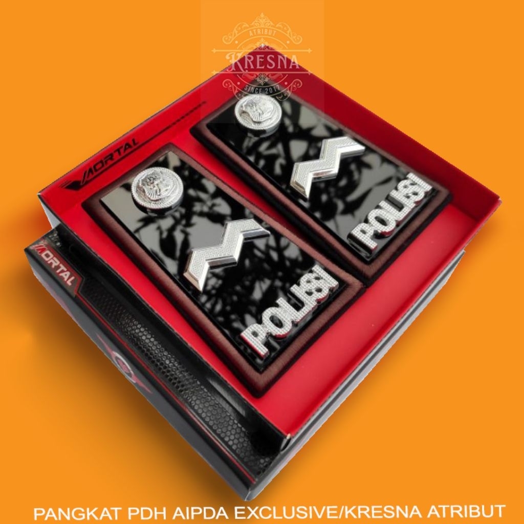 ATRIBUT POLRI PANGKAT PDH AIPDA EXCLUSIVE ORIGINAL KRESNA ATRIBUT