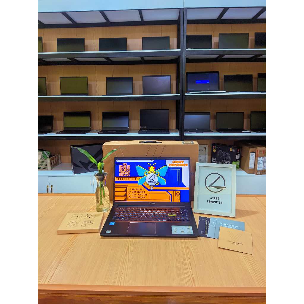 ASUS VIVOBOOK 15 K513EA-OLED351 Intel Core i3-1115G4 Ram 8GB DDR4 SSD 512GB M.2 NVMe Intel UHD Graph