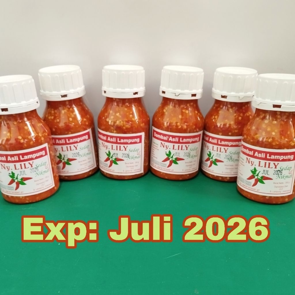 

Sambel asli Lampung ny Lily / Sambal Lampung ny lily yg terkenal Exp terbaru: September 2026