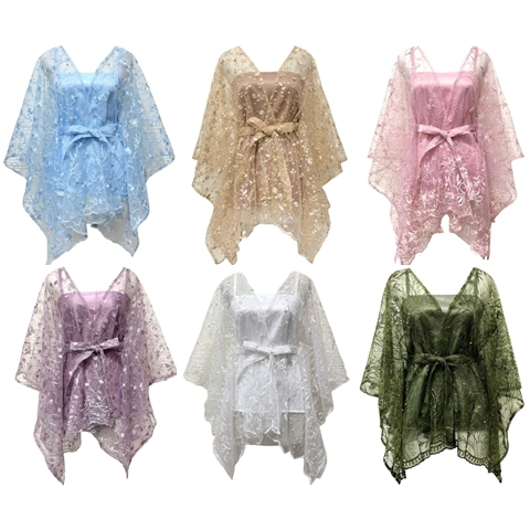 outer cardigan atasan kebaya bridesmaid baju kondangan tille mix brokat MUTIARA LILAC