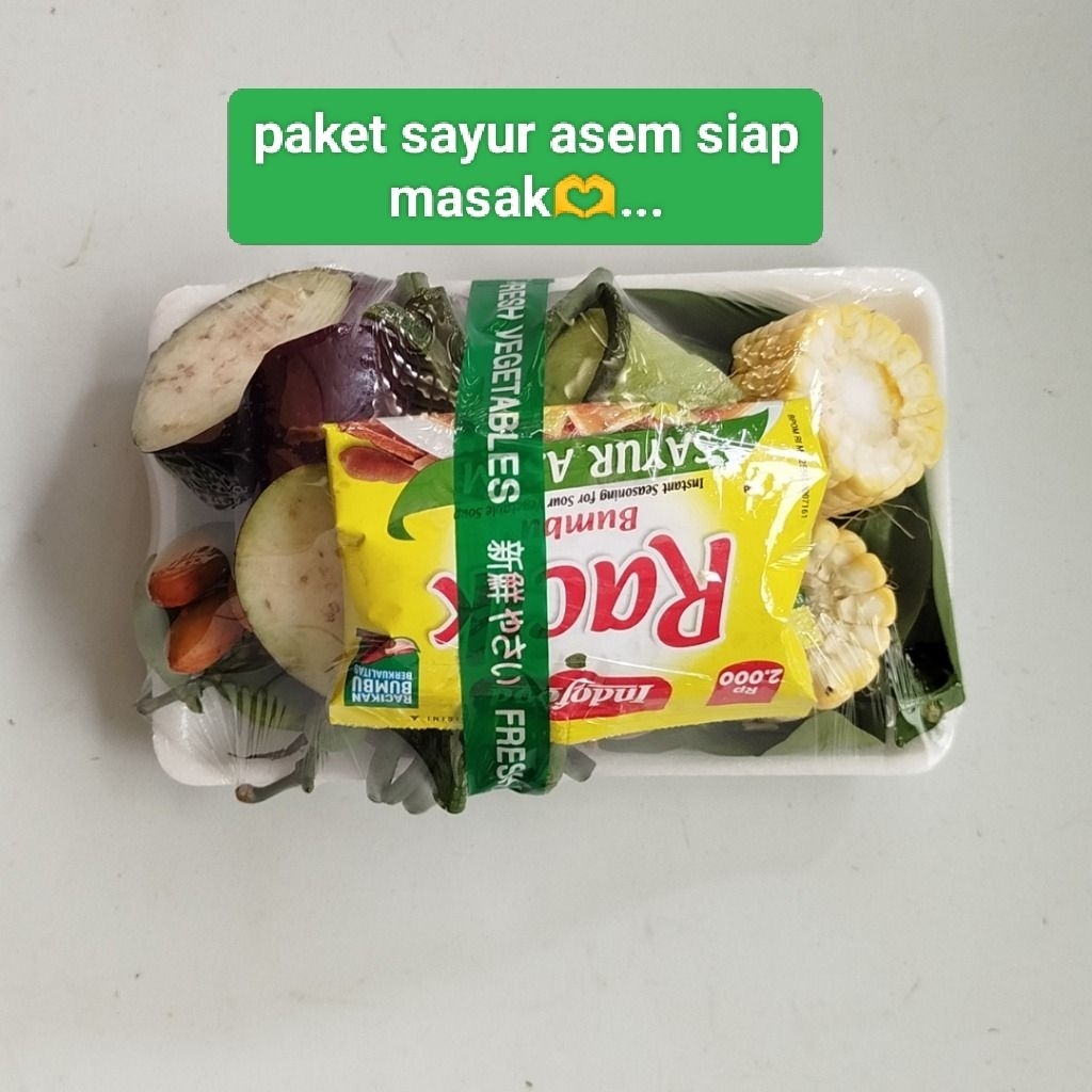 

paket lengkap sayur siap masak