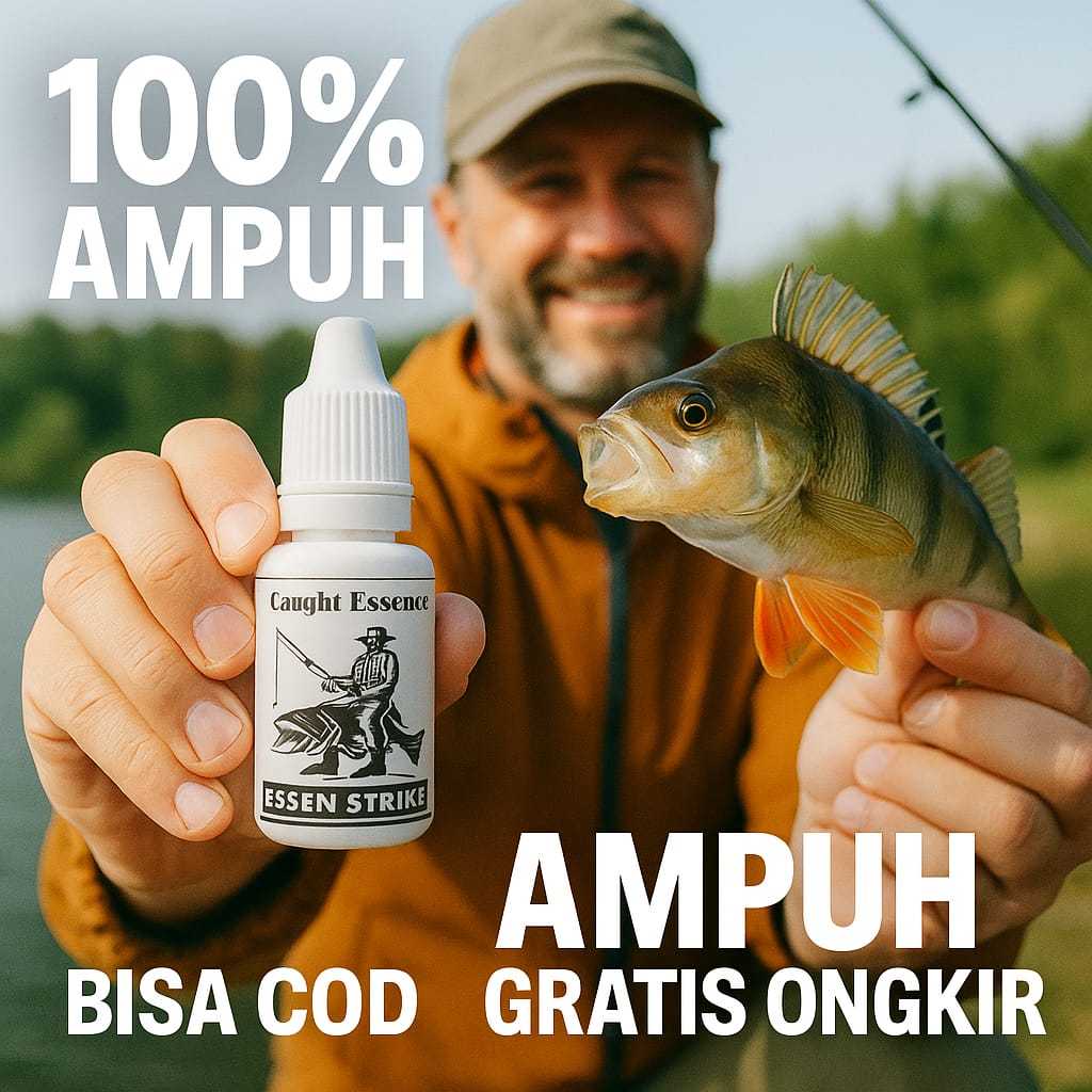 CAUGHT ESSEN IKAN MAS BIANG STRIKE SUPER PREMIUM 100% PALING GACOR AMPUH JITU