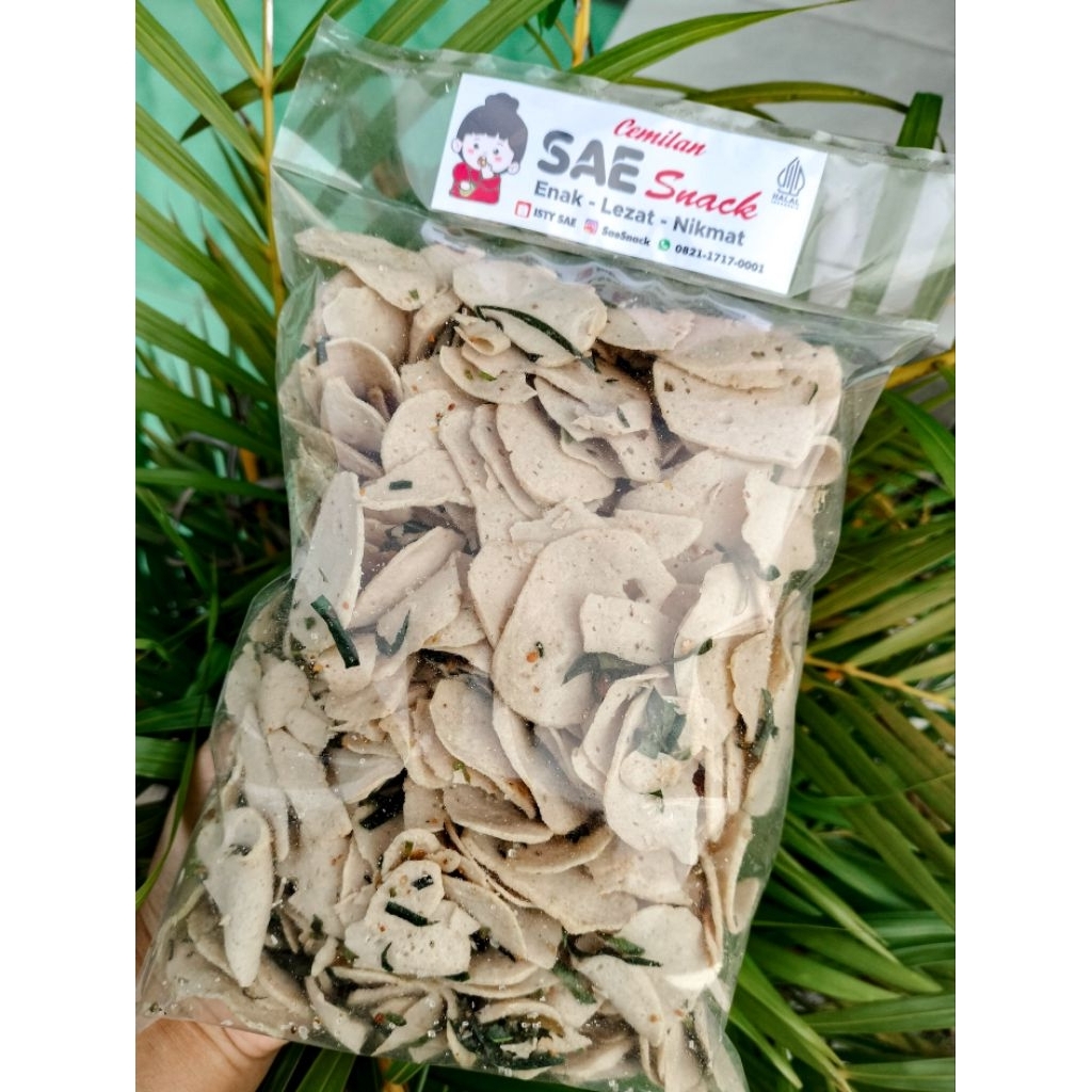 

Basreng Original 250/500 Gram Daun Jeruk Gurih & Renyah