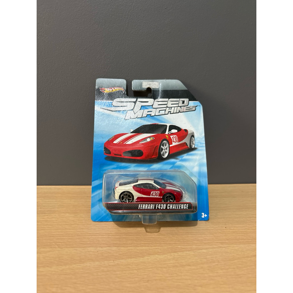 hot wheels ferrari f430 challenge speed machines merah