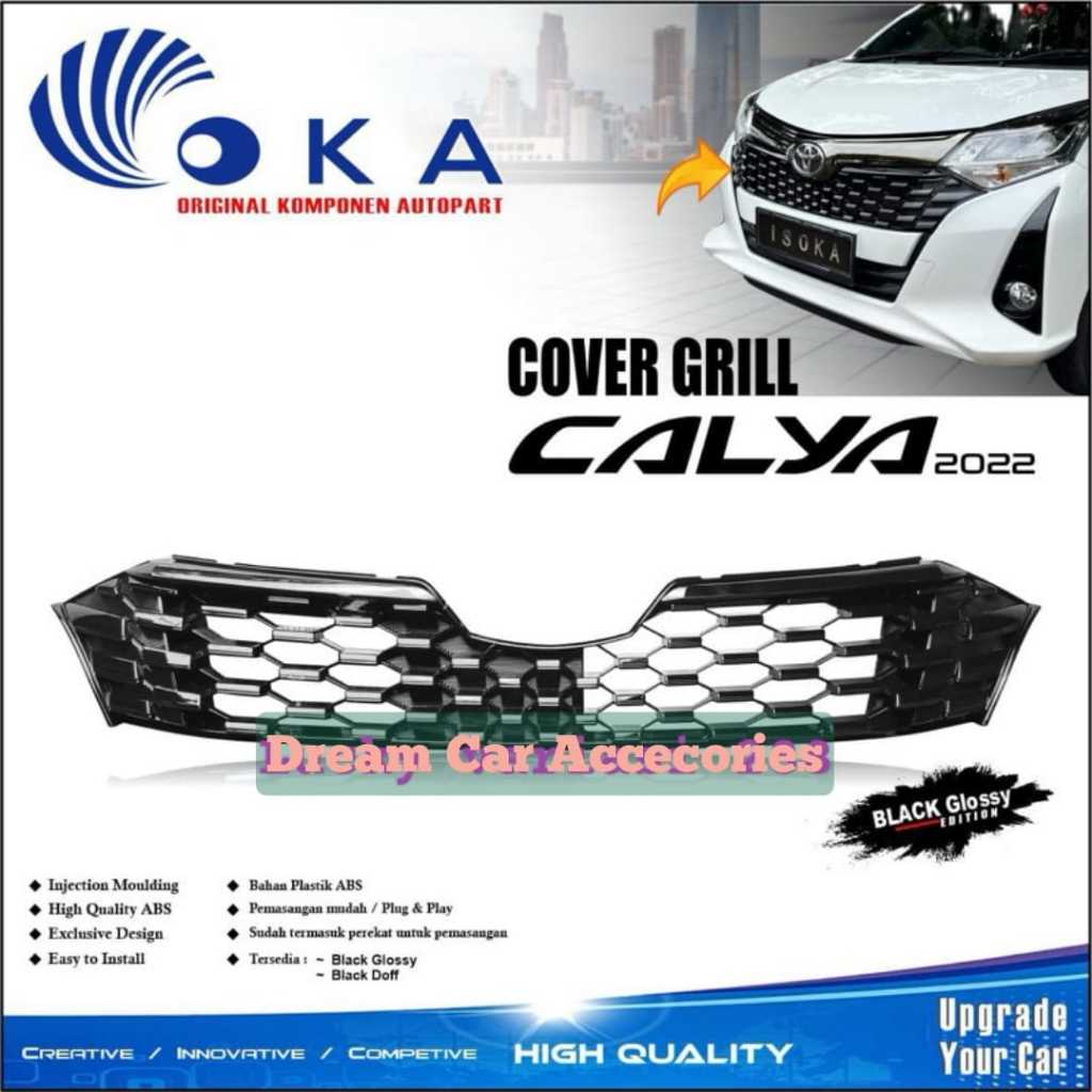 GRILL BUMPER DEPAN CALYA FACELIFT 2022 2023 2024 2025 OEM PLASTIK